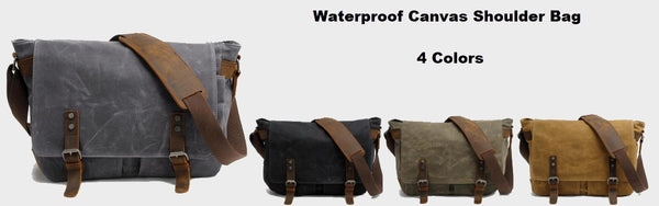 How to choose the right vintage canvas messenger bag?