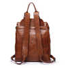Leather Traveling Backpack