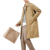 Single-Reasted Casual Trench Coat