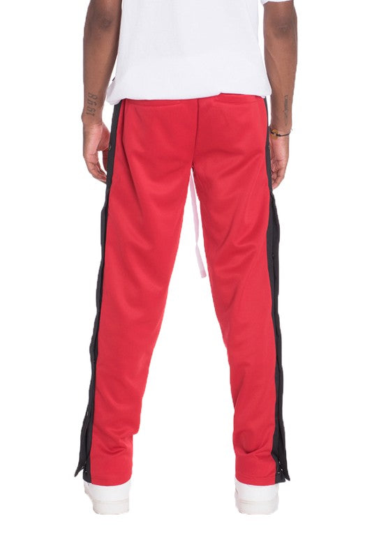 Snap Button Track Pants