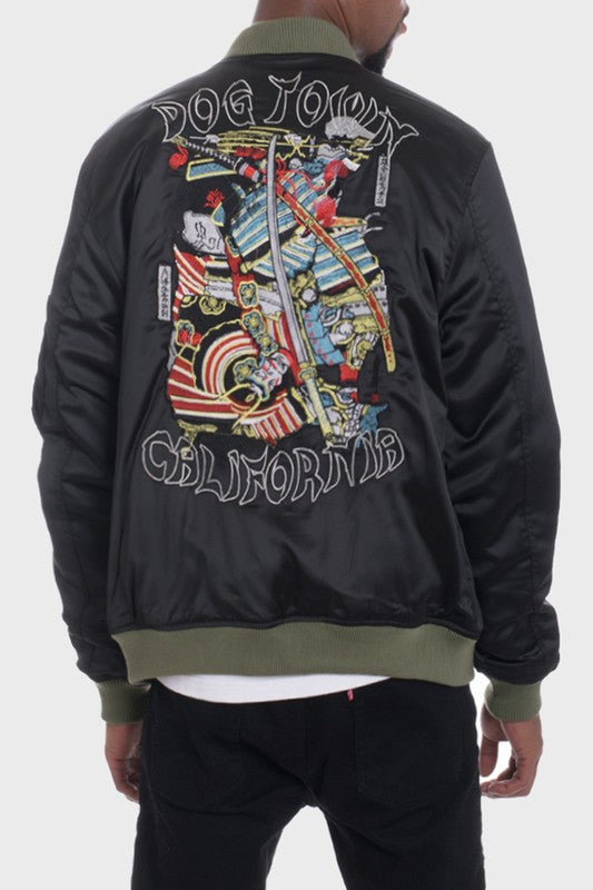 DOGTOWN Embroidered Bomber Jacket