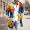 Color Matching Casual Windbreaker Jacket