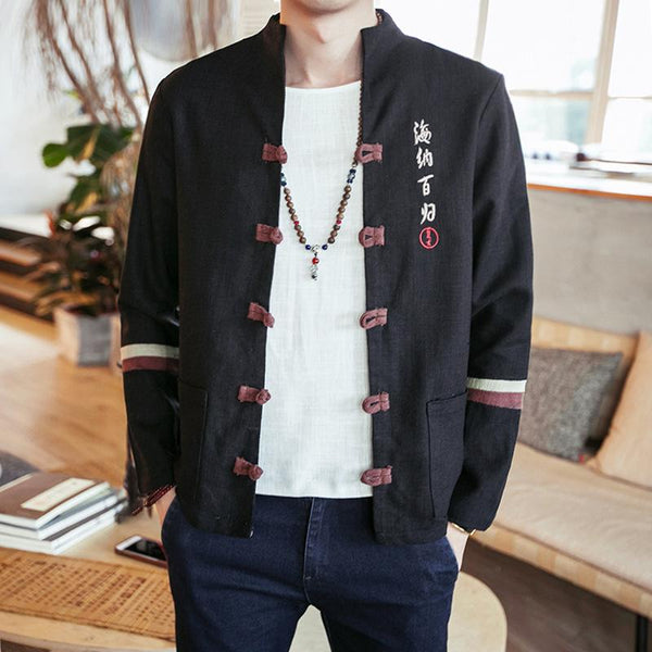 Embroidered Cotton Bomber Jacket