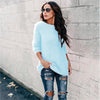 Women's Stitching Pullover Sweater