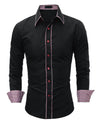 Simple Solid Color Mens Shirts