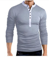 Men's Long Sleeve V-Neck T-Shirt
