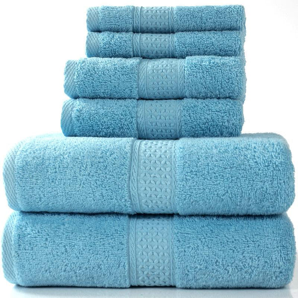 Family Cotton Towel Set of 6 Pc