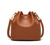 Vintage Fashion Women Leather Bucket Bag
