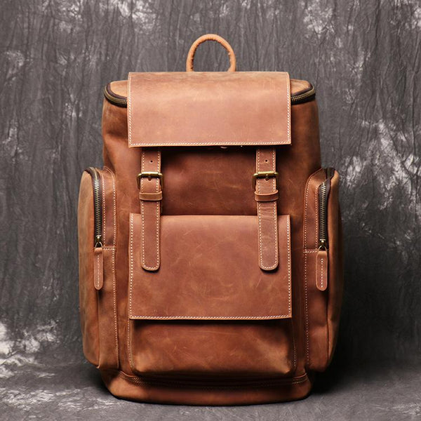 Men's Leather Backpack