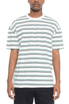 Stylish Striped Round Neck Tee Shirt