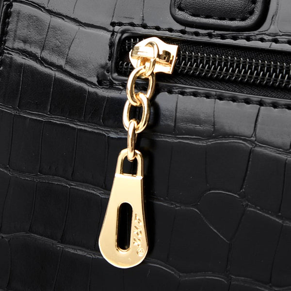 Elegant Contrast Stitching Handbag