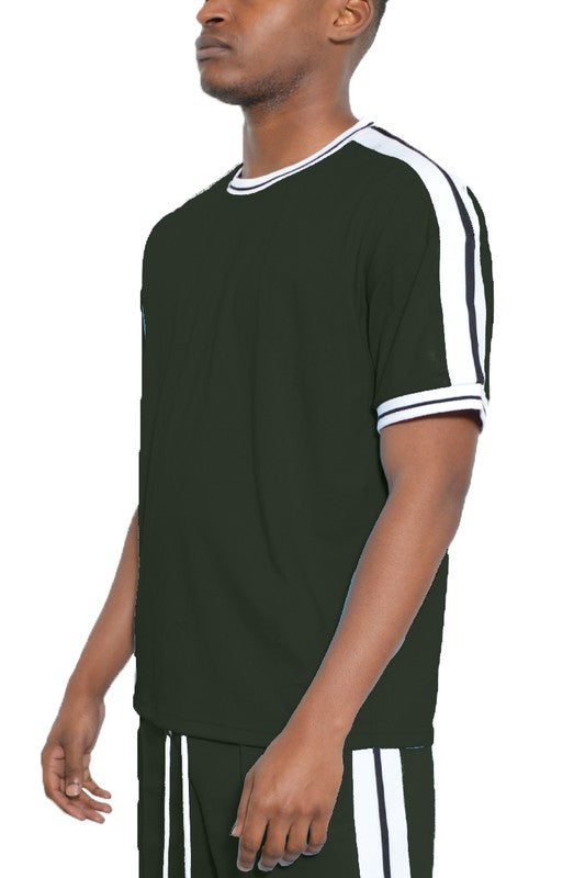Stylish Striped Short Sleeve Shirt