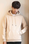 Sweater Hooded Solid Color