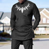 African Ethnic Style Slim-Fit Sports Collarless Ordinary Shirt