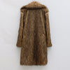 Warm Plus Size Long Plush Fur Coat