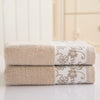Wisteria Flower Cotton Jacquard Absorbent Towel
