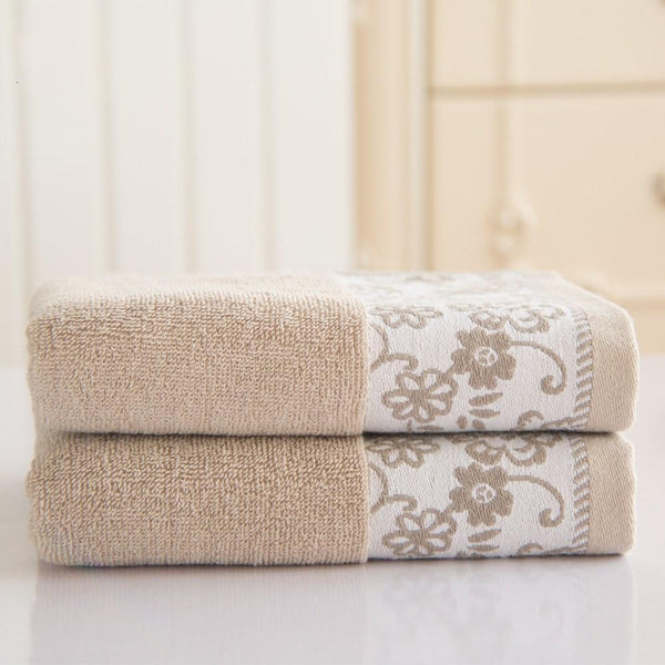 Wisteria Flower Cotton Jacquard Absorbent Towel