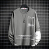 Men's Pullover T-shirt Loose Casual Stitching