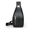 Leather Chest Bag - USB Charging