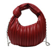 Folded Armpit Crescent Chain Handbag