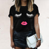 Summer Style Red Lip Printed T-Shirts
