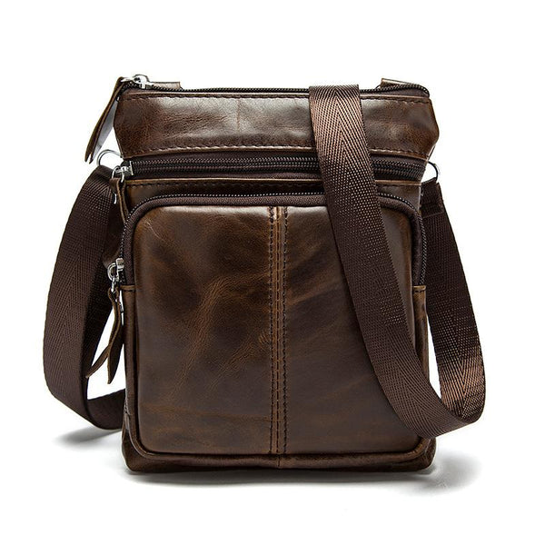 Vintage Men's Leather Shoulder Bag