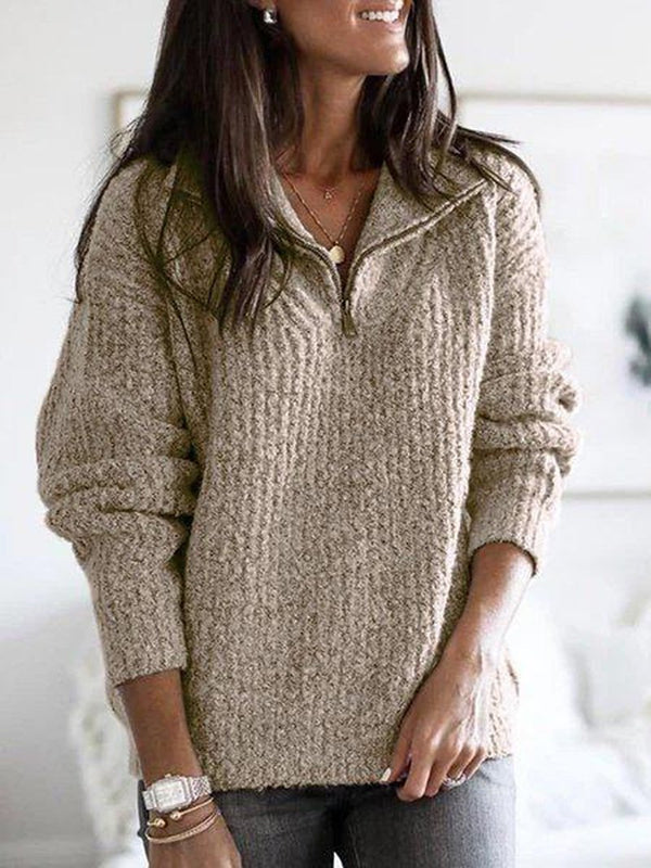 Zip Pullover Sweater