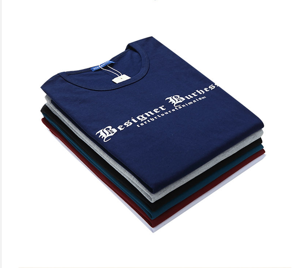 Round Neck Letter Printing T-shirt