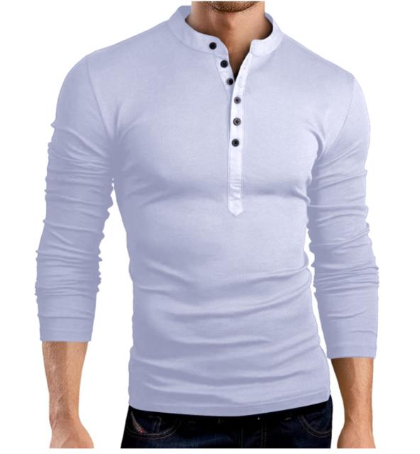 Men's Long Sleeve V-Neck T-Shirt