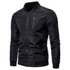 Men's Casual Jacket With Standing Collar