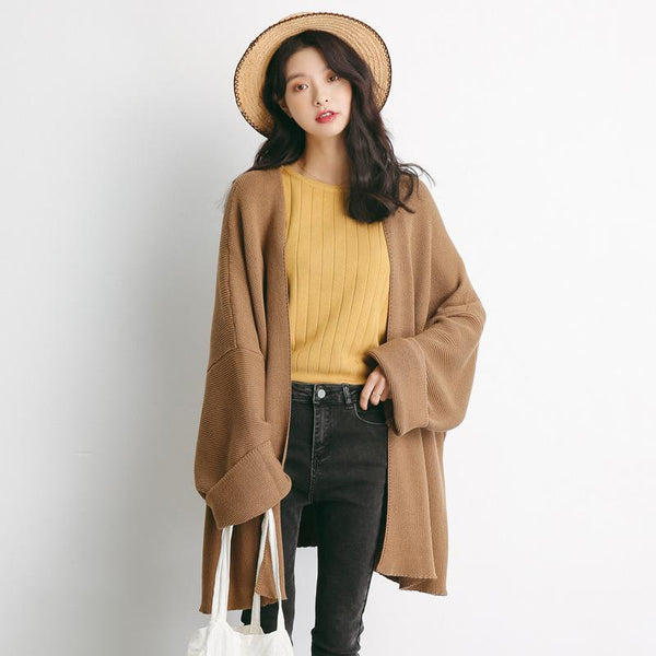Outfit Knit Cardigan Casual Sweater