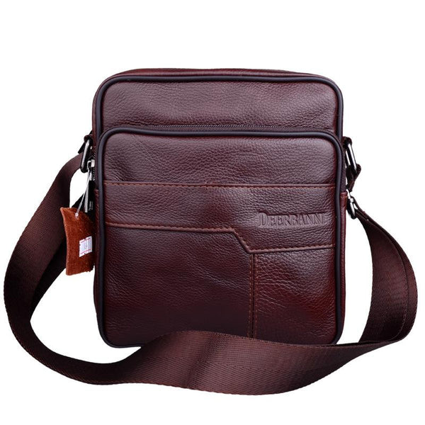 Men's Single Leather Shoulder Bag