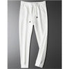 Stand Up Collar White Casual Sports Suit