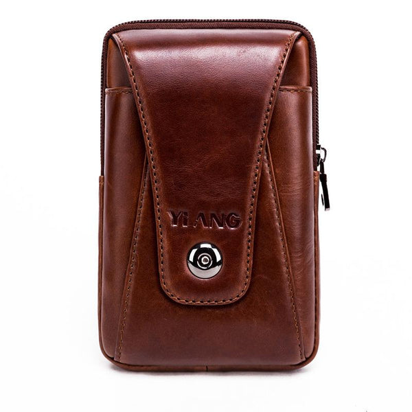 Leather Belt Phone Bag
