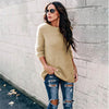 Women's Stitching Pullover Sweater
