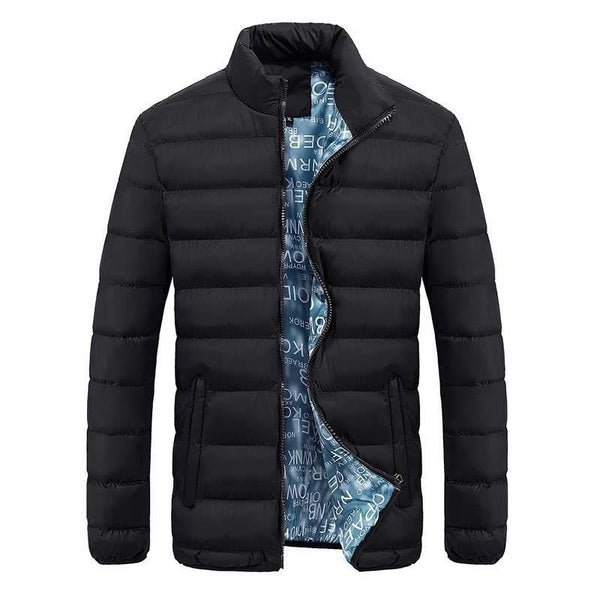Stand-Collar Padded Short Padded Jacket