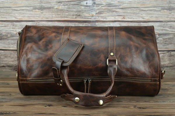 Leather Men's Travel Bag