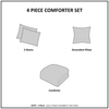 Microfiber Contemporary Comforter Set
