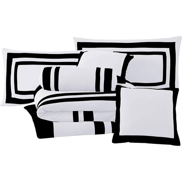 Microfiber California King 7 Piece Comforter Set
