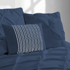 Off-White Microfiber Reversible Comforter Set