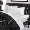 Tweed Classique Black Microfiber 3 Piece Comforter Set