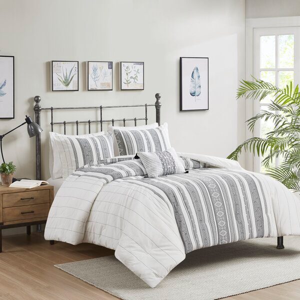 Standard Cotton 4 Piece Comforter Set