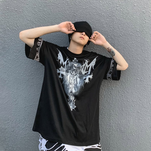 Gothic Youth Personality Bottoming Shirt