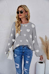 Knitted Love Round Neck Sweater