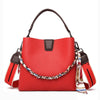 Leather Chain Tote Bag