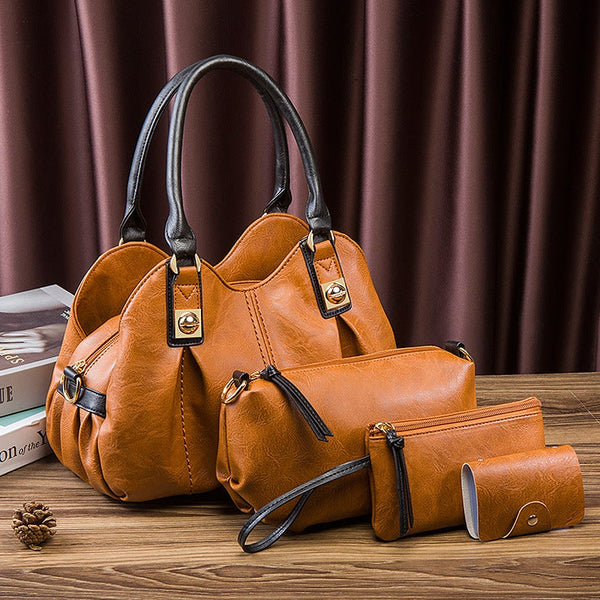 Mother Bag Four-piece Large-Capacity Handbag