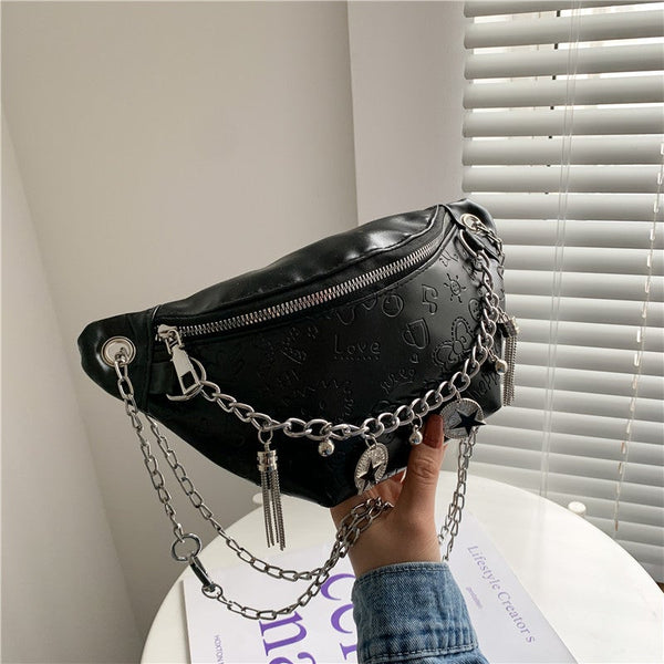 Leather Messenger Handbag