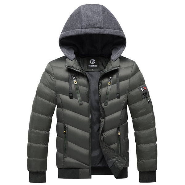 Men's Cotton Winter Hooded Jacket