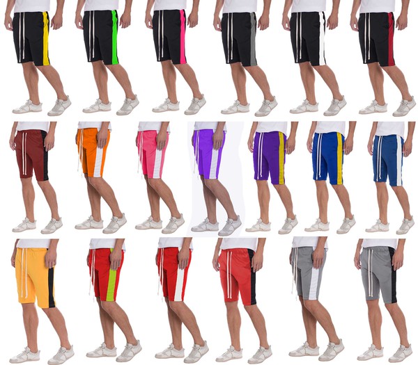 Stylish Single Strip Track Shorts