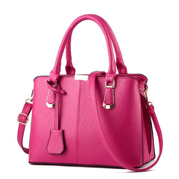 Solid Color Fashion Handbag